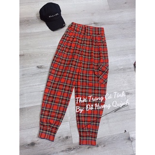 Quần jogger kẻ cá tính