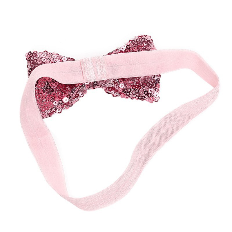 Baby Girls Fashion Shiny Sequin Bow Hair Band