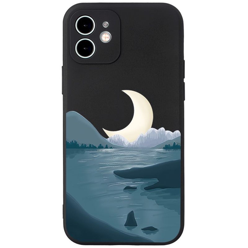 Ốp điện thoại khung vuông hoạt hình thích hợp cho iPhone 13 12 11 Pro Max SE 2020 X XR XS ip 8 7 6 6S Plus HFC267