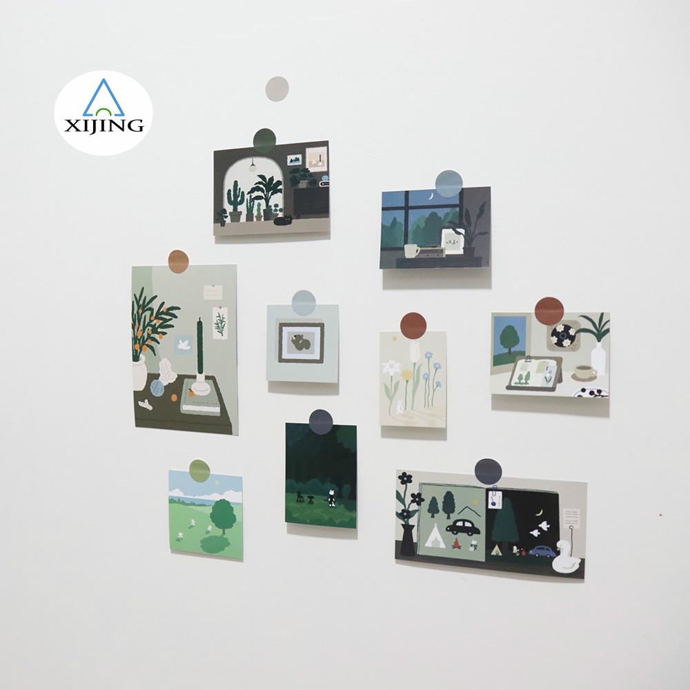 Set 9 Thẻ Hình Trang Trí Phong Cách Rừng Cây Độc Đáo