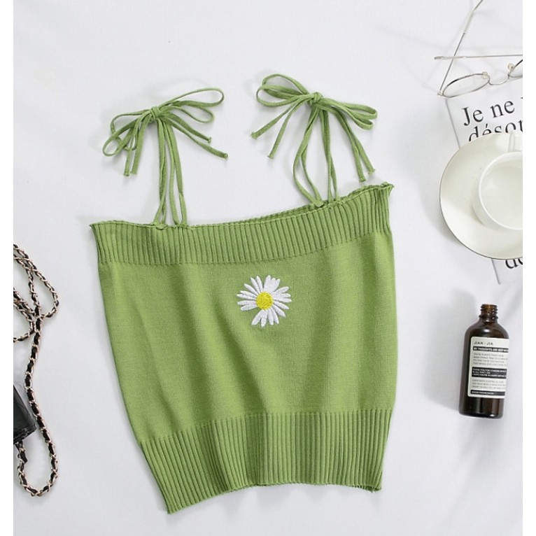 Áo Hai Dây Màu Trơn Thời Trang Mùa Hè Cho Nữ | BigBuy360 - bigbuy360.vn