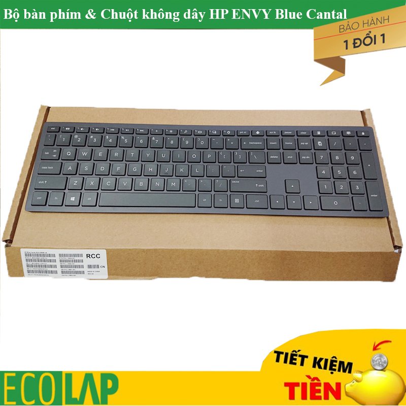 Bàn phím & Chuột không dây cao cấp HP ENVY Blue Cantal mới 100% + Tăng kèm pin xịn
