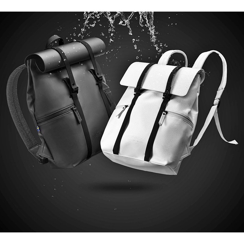 - Balô form vuông vừa laptop siêu  Gazton Luga backpack--màu trắng classic