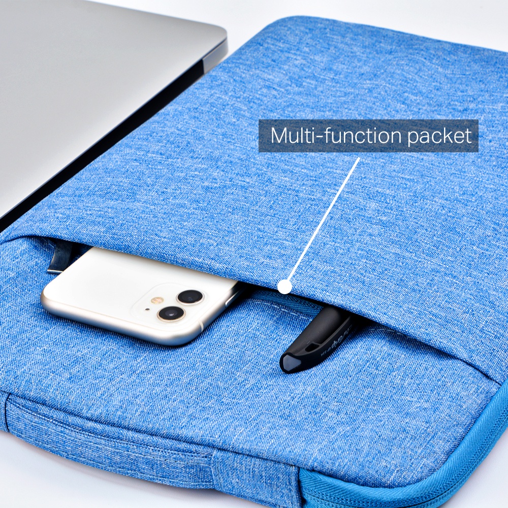 Túi Đựng Máy Tính Bảng Bằng Vải Nhung Chống Nước Có Túi Bên Trong Cho ipad air / ipad pro 11