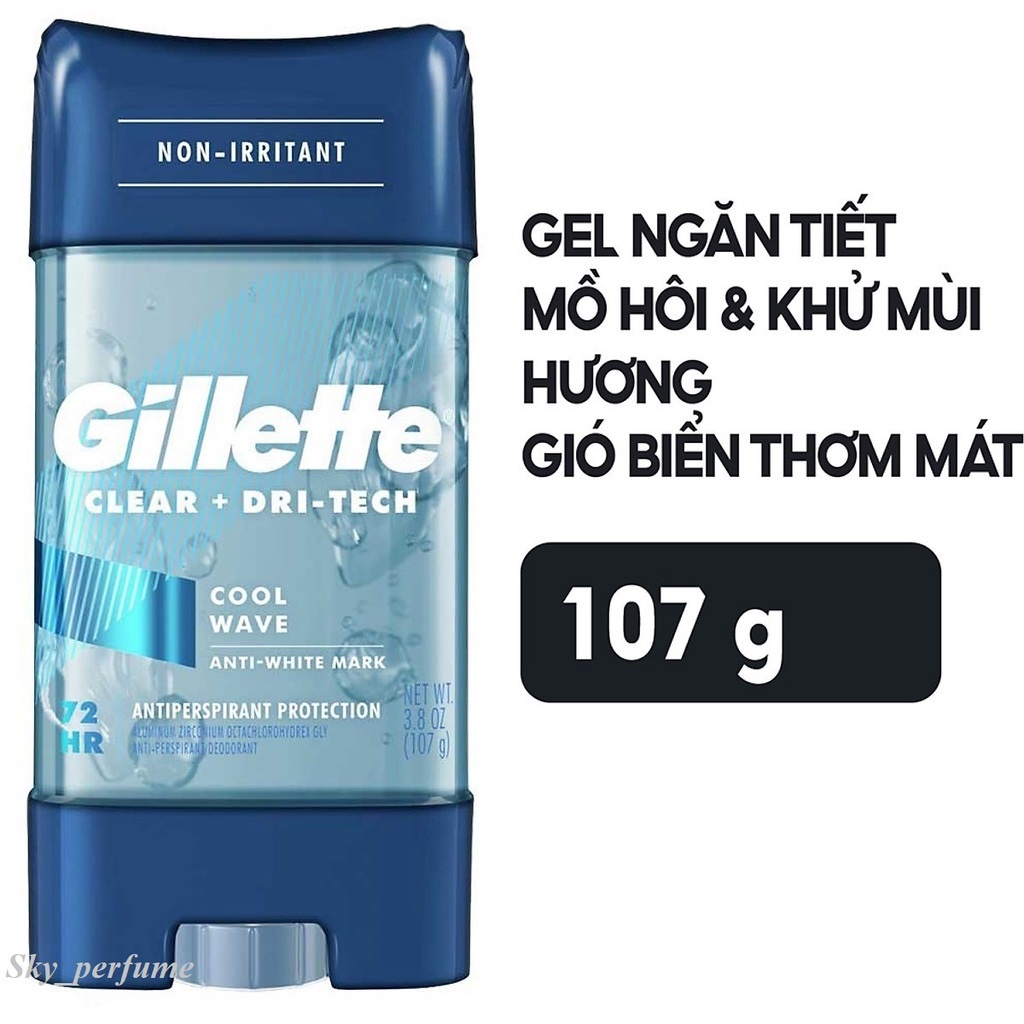 Gel Khử Mùi Gillette Hương Gió Biển 107g