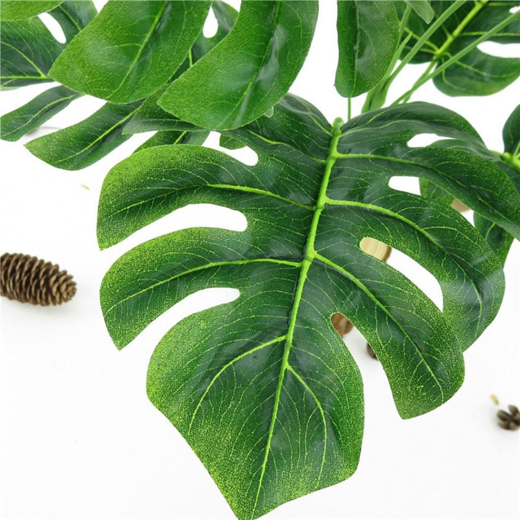 Chậu Cây Monstera Nhân Tạo Độc Đáo Trang Trí Nhà Cửa / Văn Phòng / Tiệc Cưới