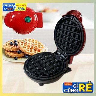 Máy Nướng Bánh Waffle quế, Làm Bánh Tàn Ong Mini