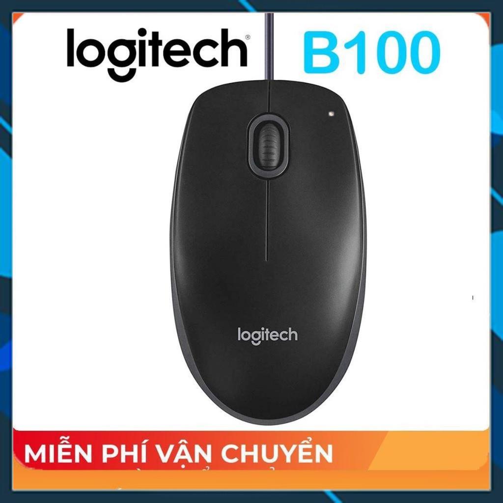 Chuột quang Logitech B100 chính hãng bảo hành 12 tháng