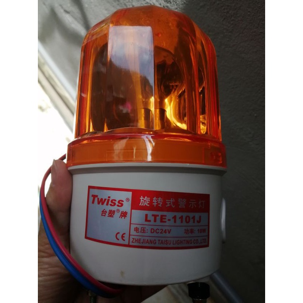 Đèn quay cảnh báo có còi lte-1101J-220vol, 24vol,12vol,đèn tín hiệu báo động công trường xây dựng còi hú lte-1101J