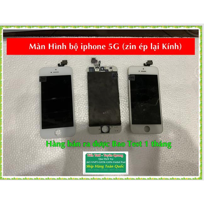 Màn Hình Bộ iphone 5G Zin Ép Kính