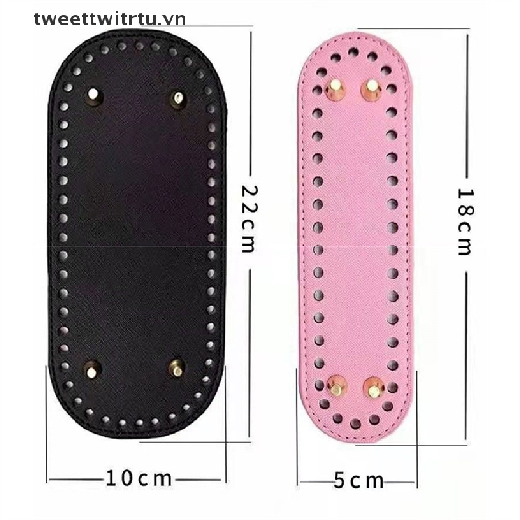 Đáy Da Hình Oval Làm Túi Xách Handmade DIY