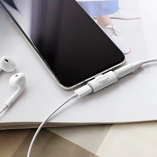 BOROFONE - Jack Chuyển Đổi Từ BV6 Lightning 2 in 1 - 1 Đầu Sạc Lightning, 1 Đầu Tai Nghe Lightning