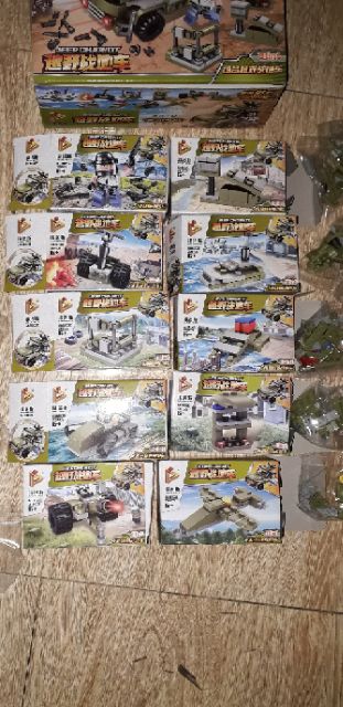 Sét trọn bộ lắp ráp LegoPubg 633032 rất đẹp