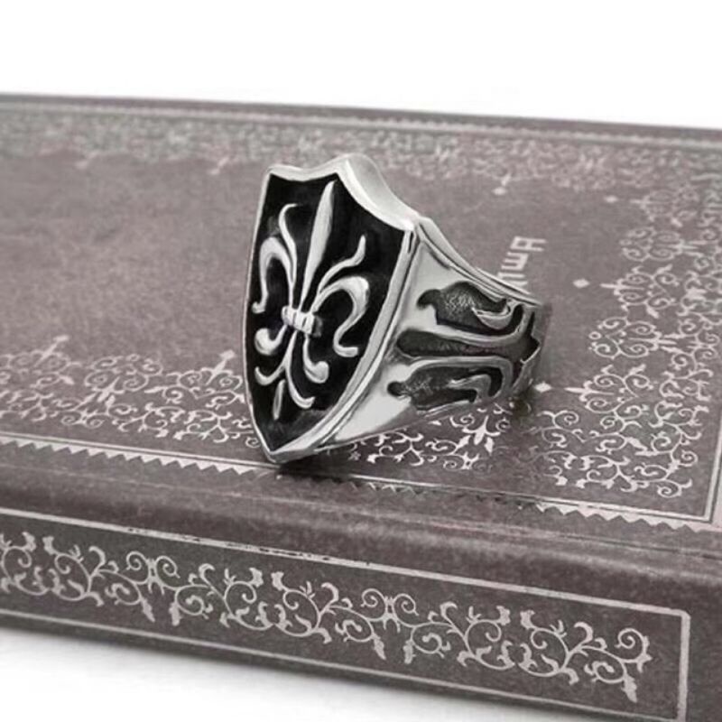 NHẪN NAM CHROME HEARTS/KHUYÊN THÉP Y TẾ