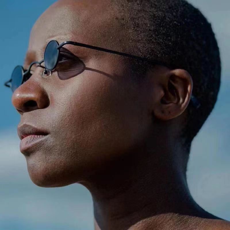 Kính Mát Gọng Tròn Phong Cách Retro Hiphop Thời Trang