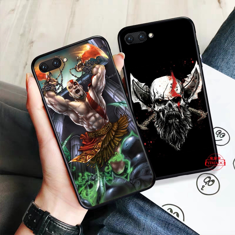 OPPO A37 Neo 9 A5S A7 A77 F11 R11S R15 R17 Pro 286B Kratos God Of War 4 Soft Case