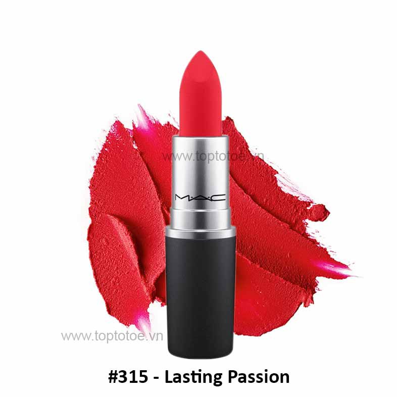 Son Lì MAC Powder Kiss Lipstick 3G Đủ Màu - Có Tem Nhập Khẩu