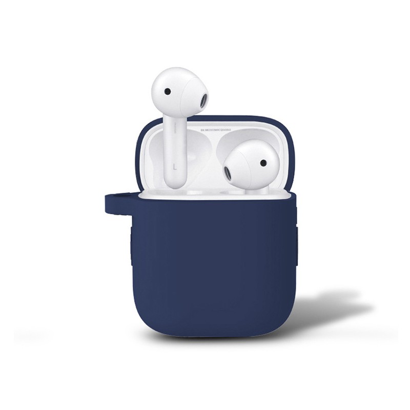 Vỏ hộp đựng tai nghe không dây silicone kèm móc chống mất cho OPPO Enco Free | BigBuy360 - bigbuy360.vn