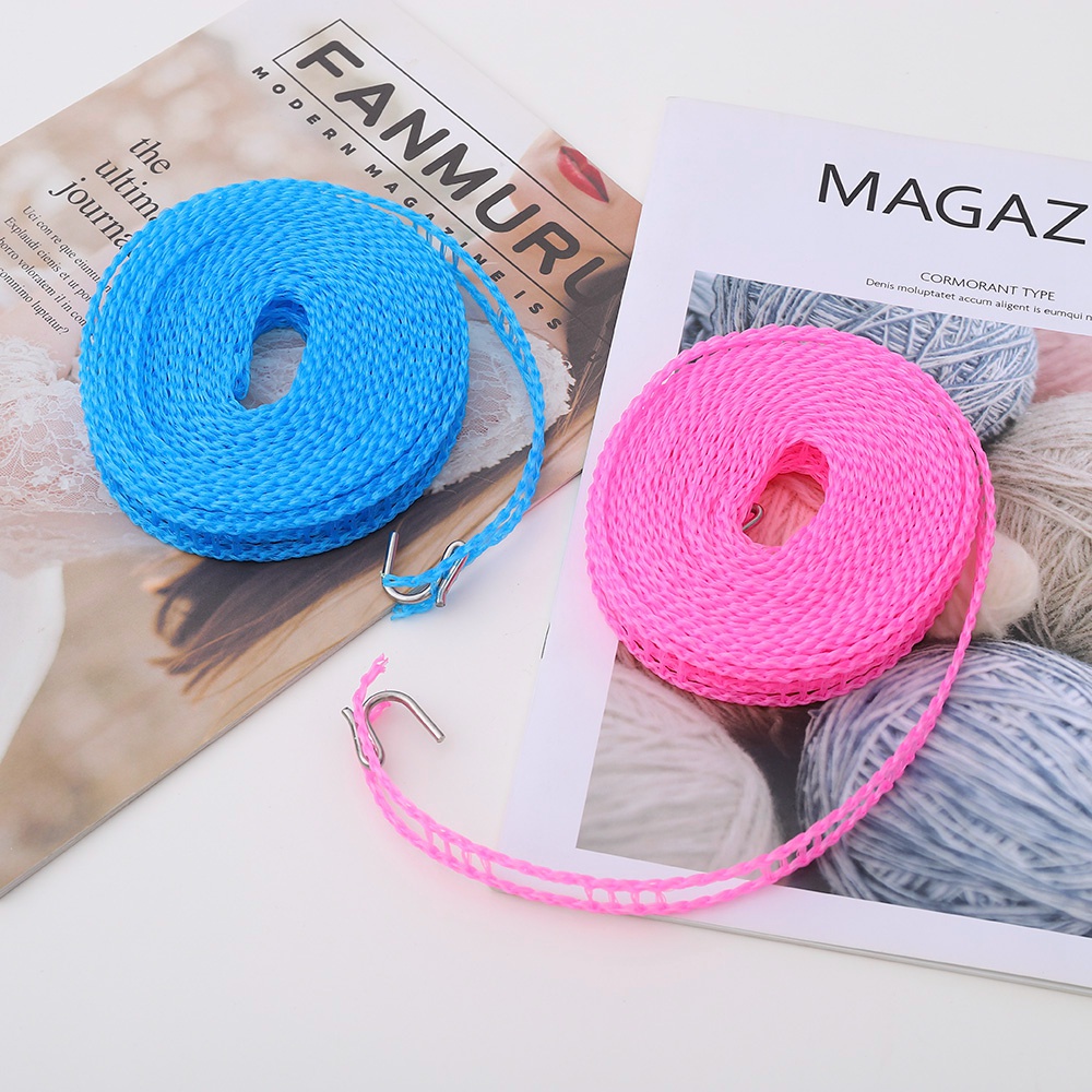 Cuộn Dây Phơi Quần Áo 5M Không Trượt Chống Gió Tiện Dụng Cho Hoạt Động Ngoài Trời