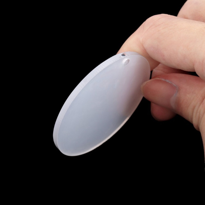 Set 50 Mặt Vòng cổ Bằng Acrylic Trong Suốt DIY