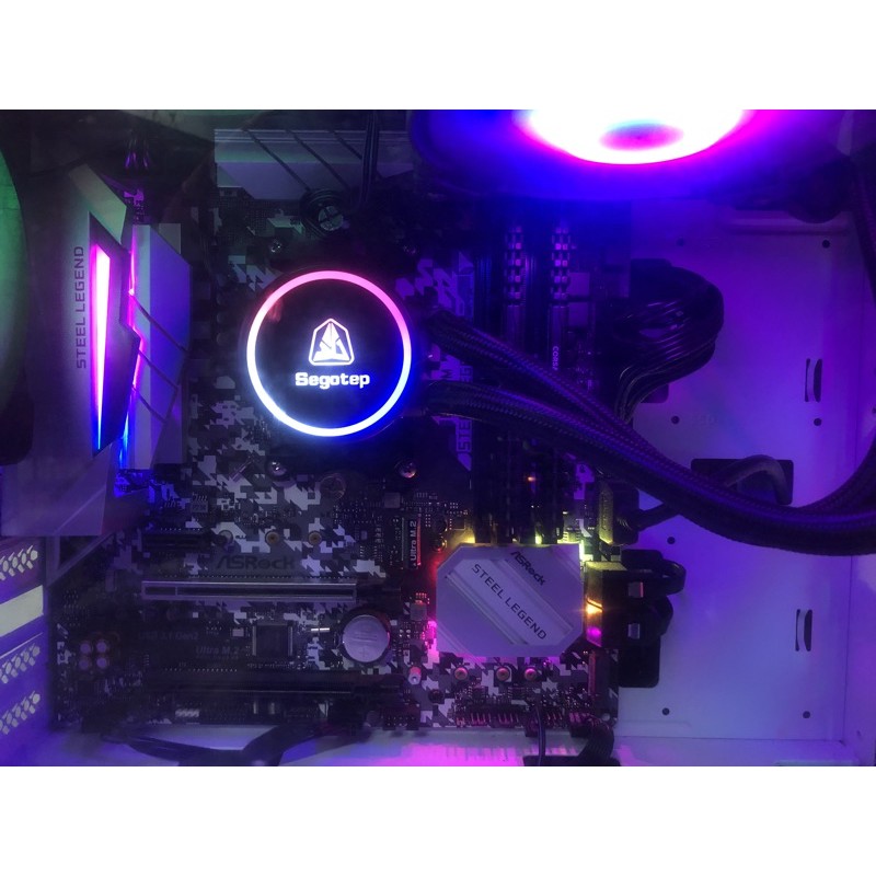Ryzen 5 3600 + b450m steel còn bảo hành gần 3 năm