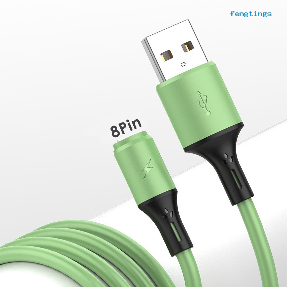 Dây Cáp Sạc Truyền Dữ Liệu 1m Type-C 8Pin 3A Cho iPhone/Android