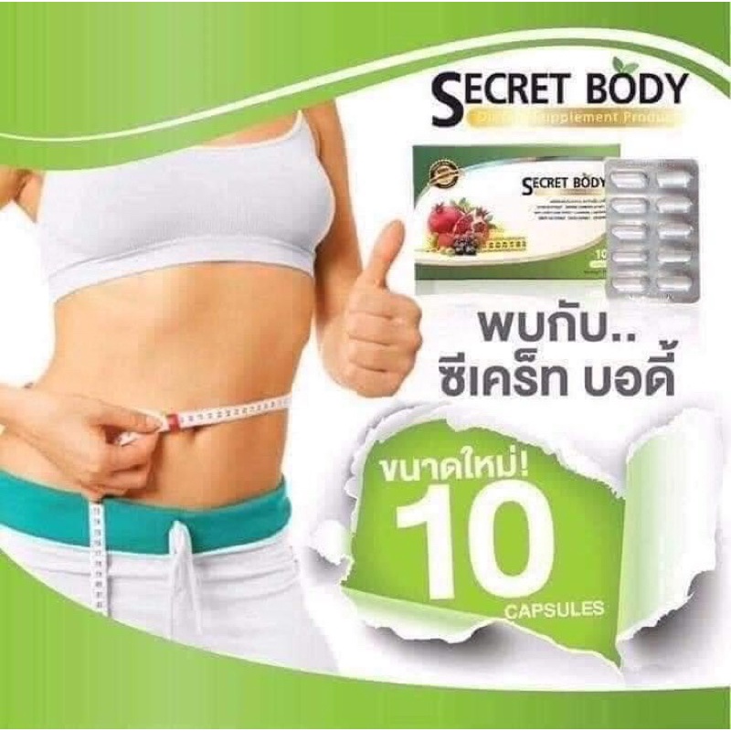 Viên bụng eo Secret body thiên nhiên Thái Lan