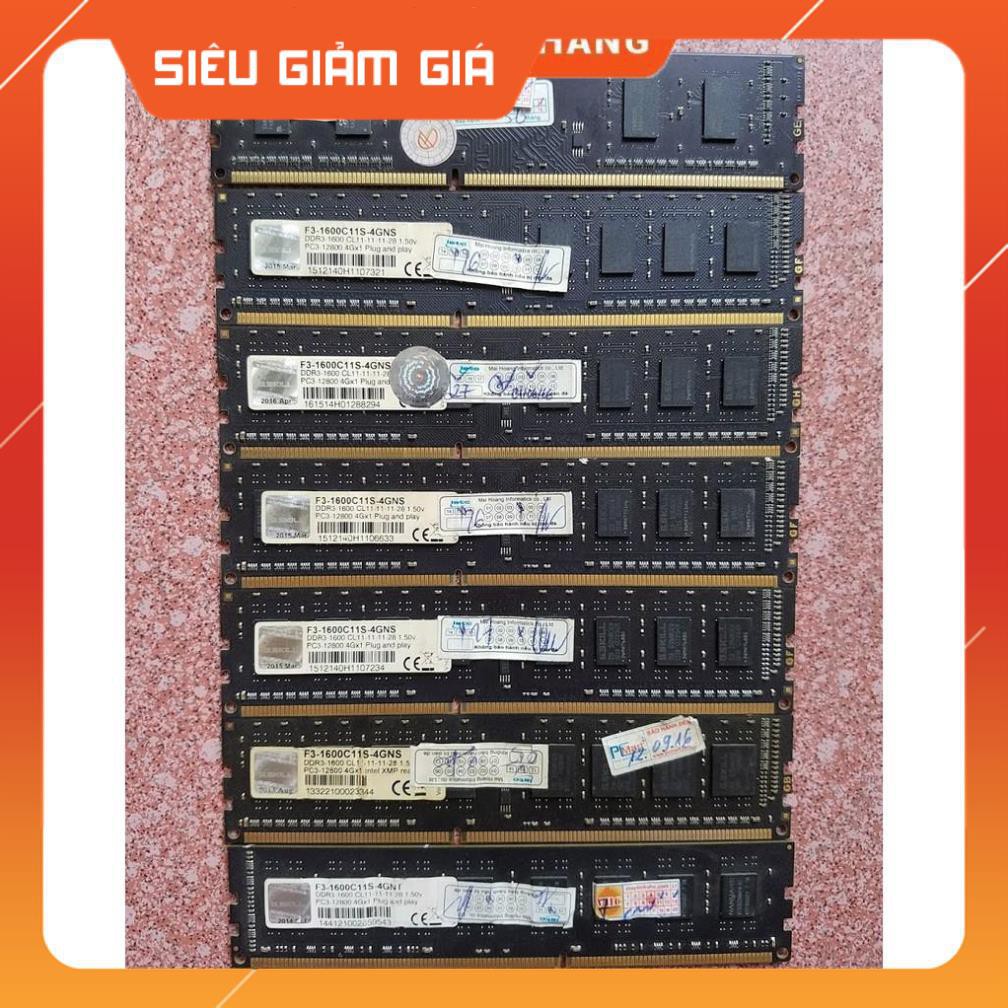 Ram DDR3 4GB các hãng hàng tháo máy giá rẻ.