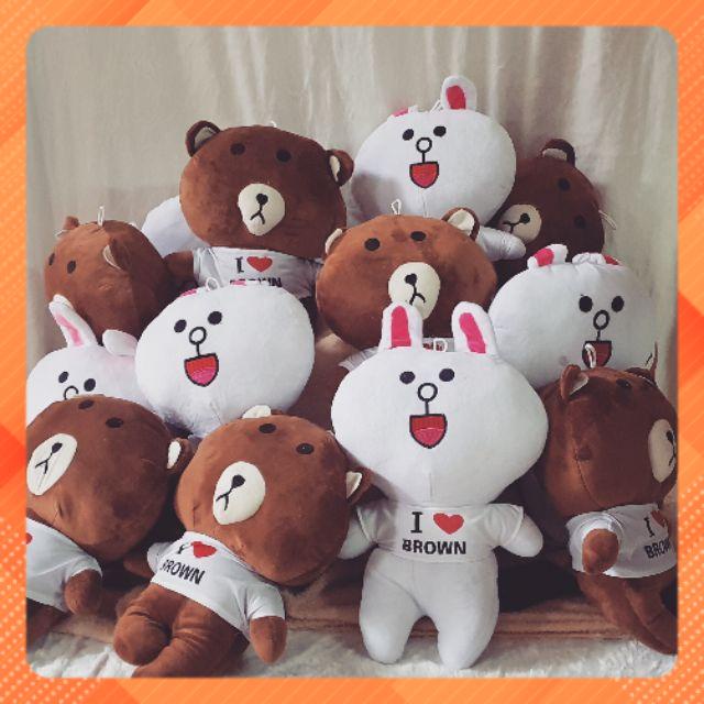 Cặp đôi gấu bông gấuu Brown và thỏ Cony siêu dễ thương 💋