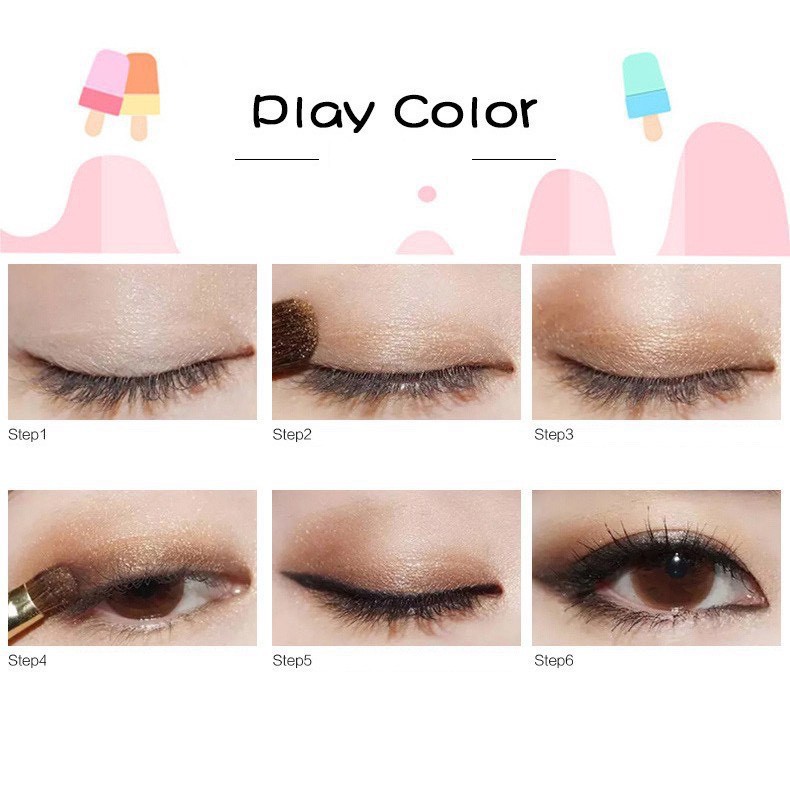 Bảng Phấn Mắt Lameila 10 Màu Play Color Eyes