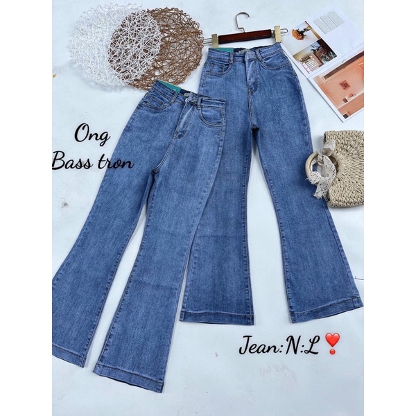 QUẦN JEANS NỮ ỐNG BAS