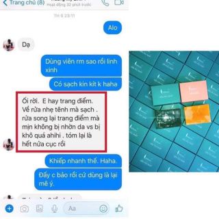 Viên rửa mặt Gấc Tảo