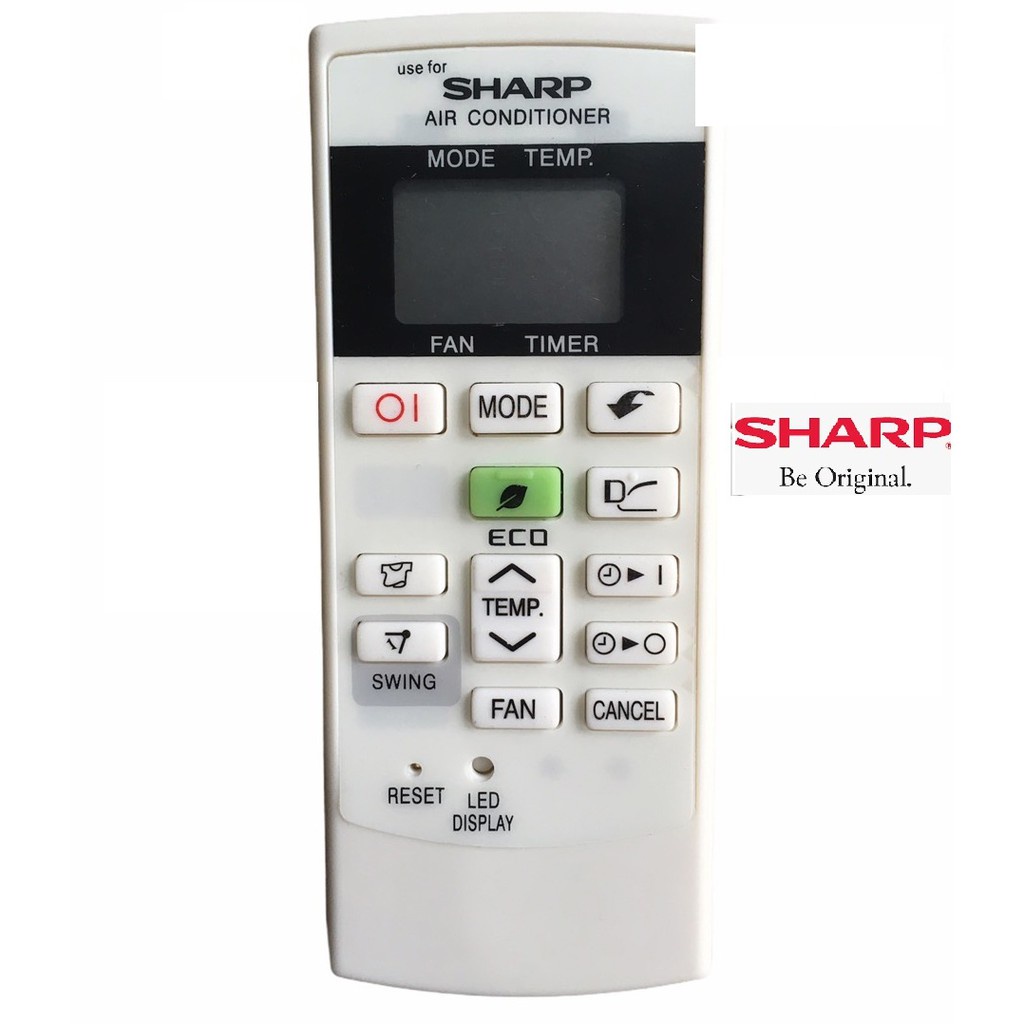 Điều khiển điều hòa Sharp,Remote điều hòa Sharp hình lá cây