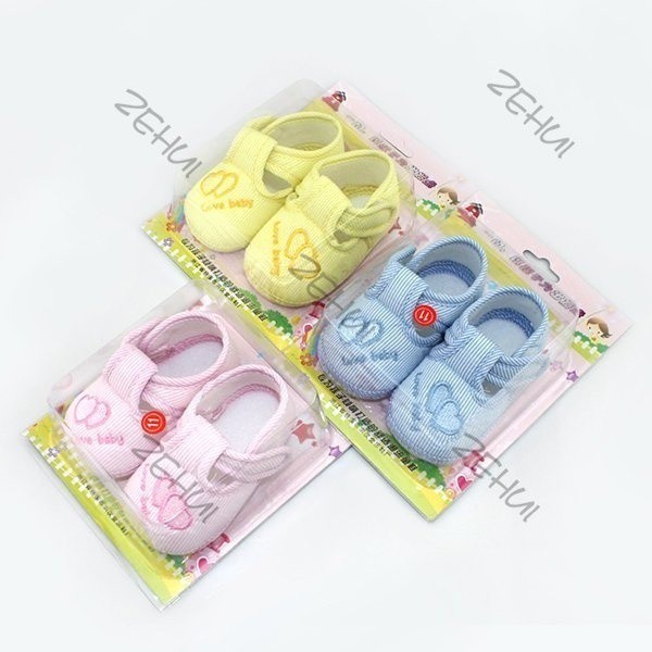Giày vải đế mềm cho bé 0-12 tháng