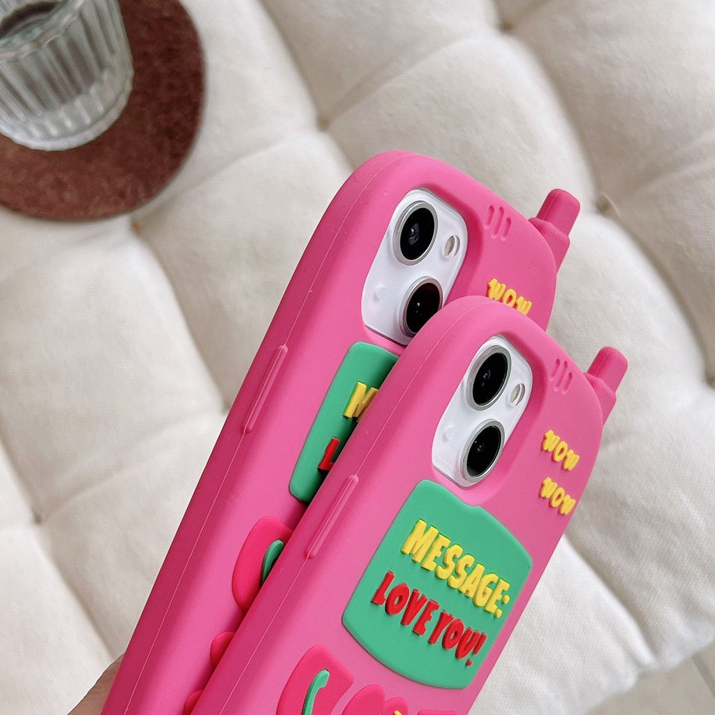 Ốp Điện Thoại Mềm Chống Sốc Họa Tiết Hoạt Hình Cho iPhone 6 7 8Plus X XS XR 11 12 13promax