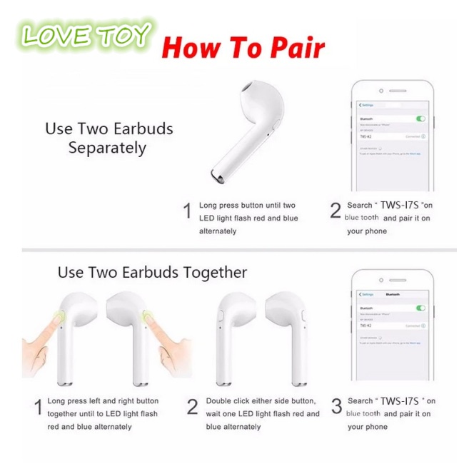 Tai nghe không dây Nkodok i7 Tws kết nối Bluetooth 5.0 kèm hộp sạc