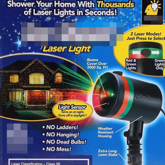 Đèn Laser chiếu sao ngoài trời Star Shower Laser Light