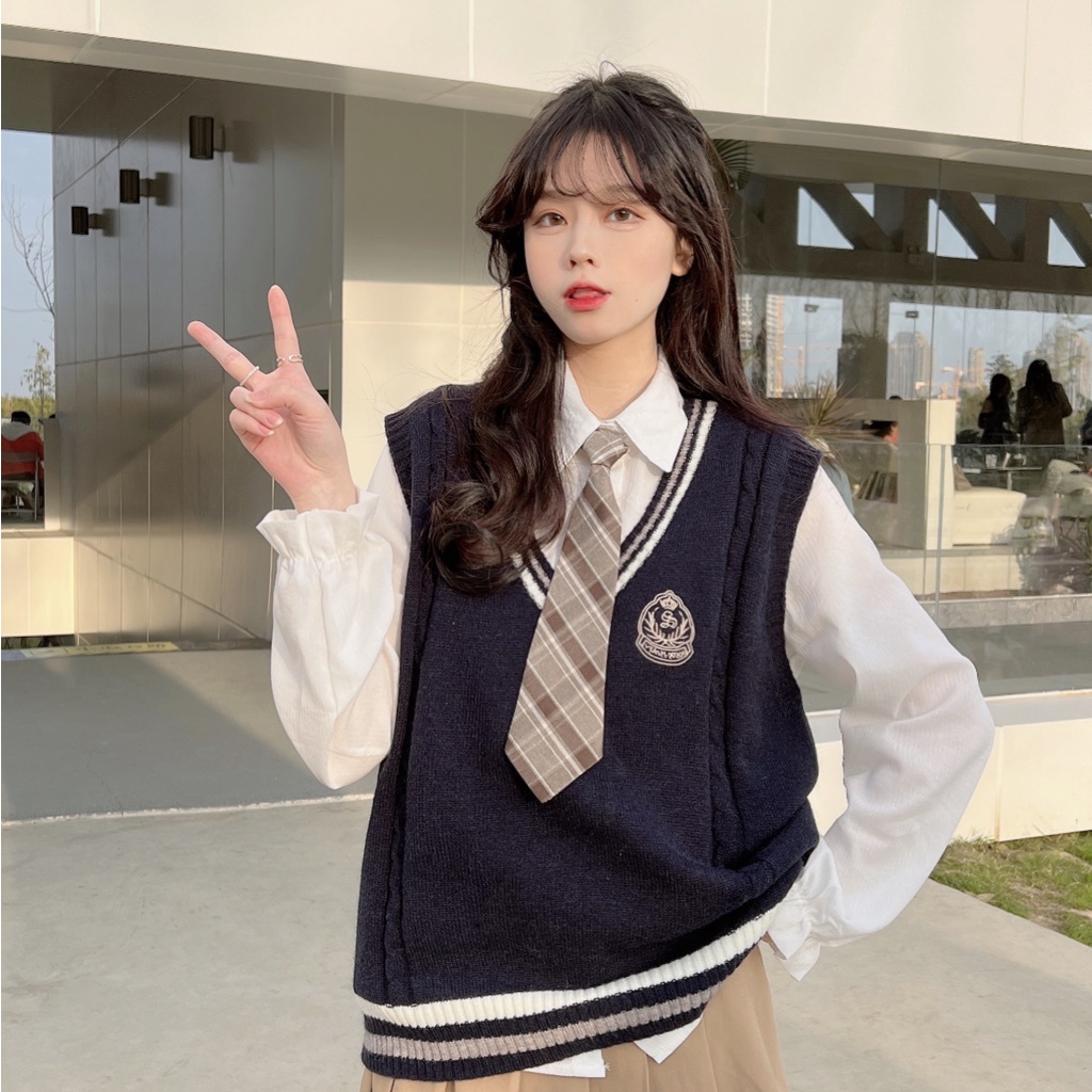 NRVP Áo KhoáC Cardigan Tay DàI Phong CáCh HàN QuốC