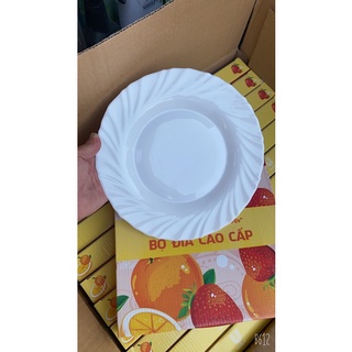 🌾 Hộp 2 Dĩa sứ cao cấp