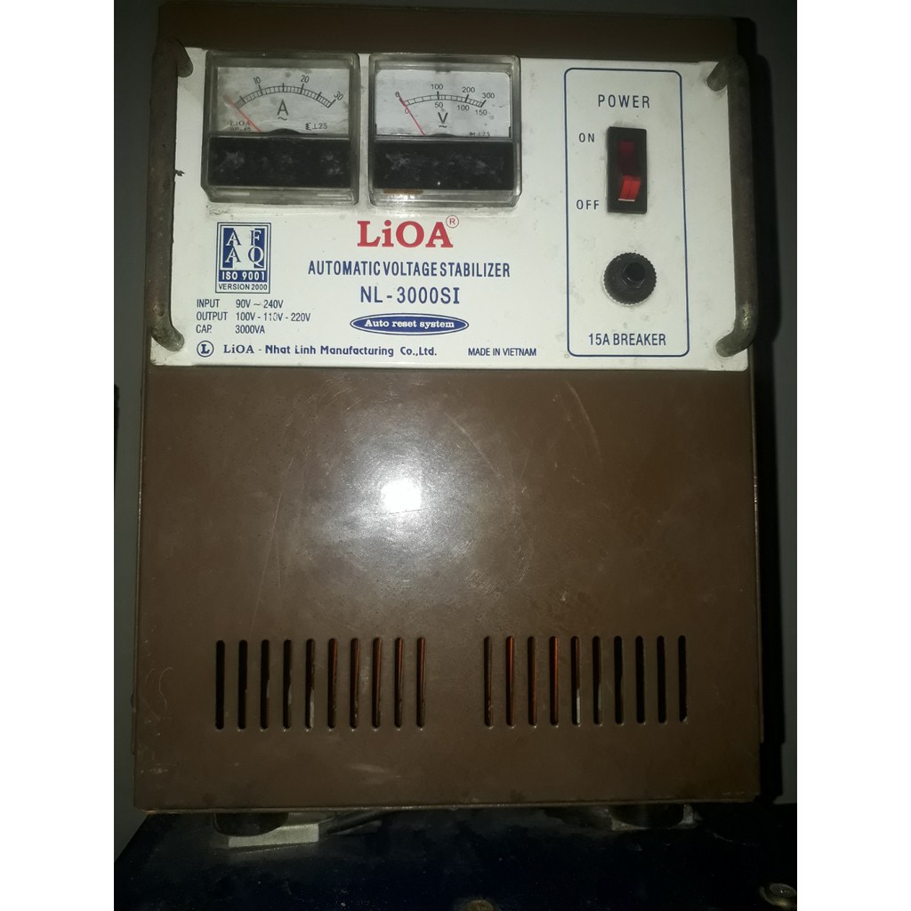 Ổn áp lioa 3kw giải 90-250v hàng cũ. 100% DÂY ĐỒNG