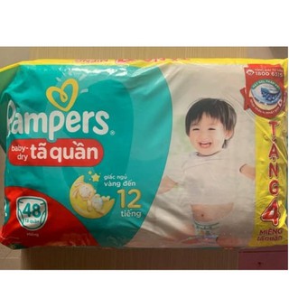 TẢ BỈM PAMPER QUẦN XL48+ 4
