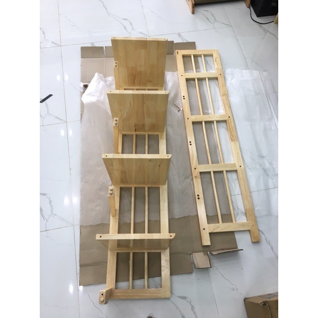 Kệ Sách, Kệ Gỗ tự nhiên 3 Tầng