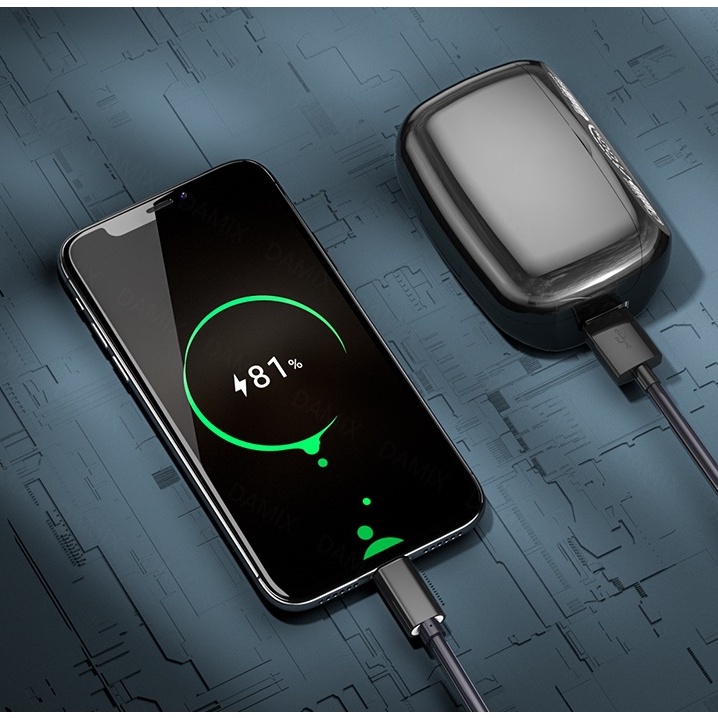 Tai Nghe Thể Thao Không Dây Kiêm Sạc Dự Phòng M32BV5.1 Bluetooth HD Stereo Chống Thấm Nước Có Mic Pin 2000MAh