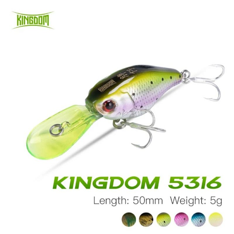 Mồi Câu KingDom 5316 Chuppy 5g 50mm Max 2m