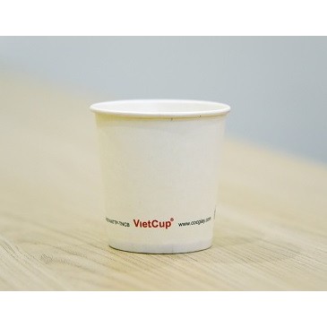 50 ly giấy 180ml ( không kèm nắp ) đựng cà phê nóng, cacao nóng, chanh - Coffee take away paper cup 6oz