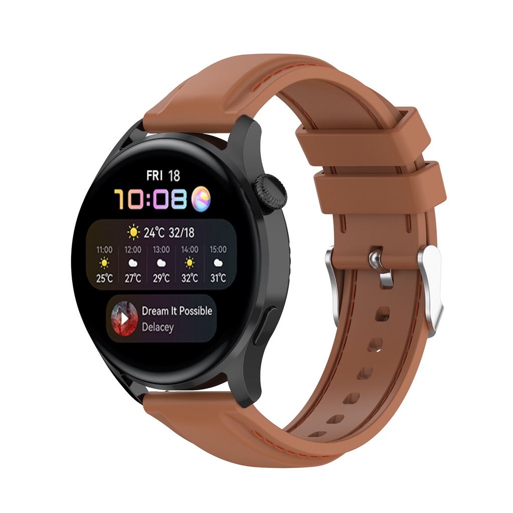 Dây đeo silicone thay thế thích hợp cho Huawei Watch 3 3pro/ Gt 2 Pro/ Gt 2 46mm/ 2e 22mm Honor Gs Pro/ Magic 2 46mm