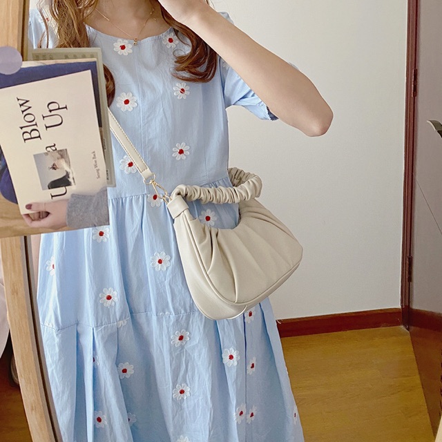 Túi kẹp nách quai nhún tặng kèm dây đeo chéo S052 ảnh thật cuối