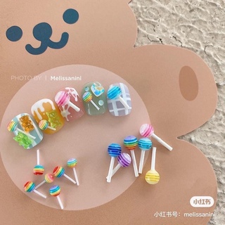 charm kẹo mút trang trí móng tay