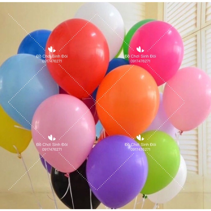 Bong bóng thái tròn lớn 50 cái