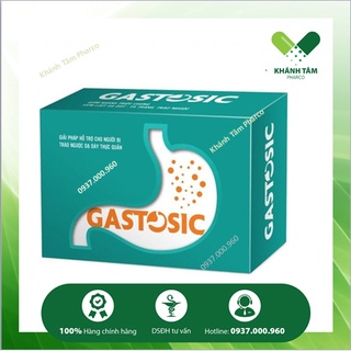 ! GASTOSIC [Hộp 30 viên, 20 viên] – Hỗ trợ điều trị trào ngược dạ dày thực quản [Gatosic]